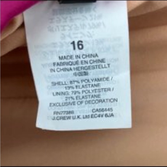 J.Crew Deep V-Neck French One Piece Swimsuit Hot Pink - Picture 10 of 10